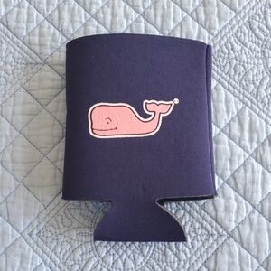 Vineyard Vines Martha's Vineyard Can Coozie, Pink & Blue